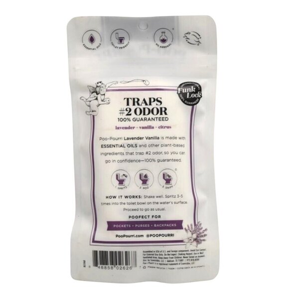 2 Poo-Pourri Before You Go Lavender Vanilla Toilet Spray 1 Fl Oz - Picture 4 of 5